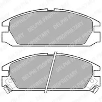 Комплект тормозных колодок DELPHI LP525