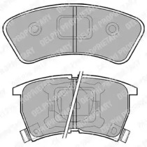 Комплект тормозных колодок DELPHI LP552