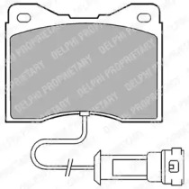 Комплект тормозных колодок DELPHI LP556