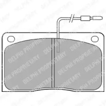Комплект тормозных колодок DELPHI LP568