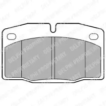 Комплект тормозных колодок DELPHI LP581