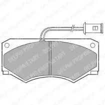 Комплект тормозных колодок DELPHI LP584