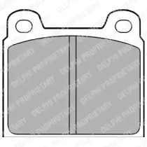 Комплект тормозных колодок DELPHI LP61