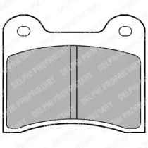 Комплект тормозных колодок DELPHI LP63