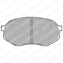 Комплект тормозных колодок DELPHI LP630