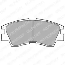 Комплект тормозных колодок DELPHI LP633