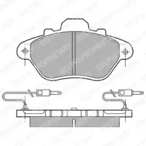 Комплект тормозных колодок DELPHI LP654