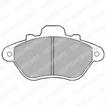 Комплект тормозных колодок DELPHI LP666