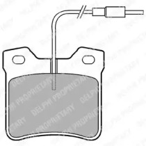 Комплект тормозных колодок DELPHI LP667