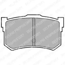 Комплект тормозных колодок DELPHI LP678