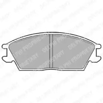 Комплект тормозных колодок DELPHI LP704