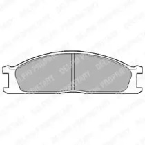 Комплект тормозных колодок DELPHI LP726