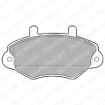 Комплект тормозных колодок DELPHI LP767