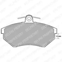 Комплект тормозных колодок DELPHI LP778