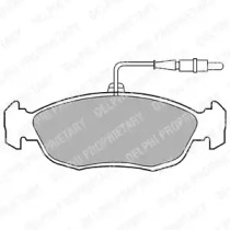 Комплект тормозных колодок DELPHI LP793