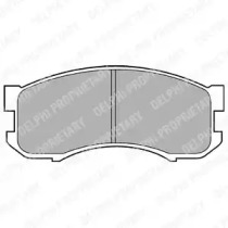 Комплект тормозных колодок DELPHI LP800