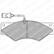 Комплект тормозных колодок DELPHI LP8040