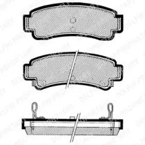 Комплект тормозных колодок DELPHI LP807