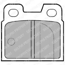 Комплект тормозных колодок DELPHI LP83