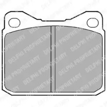 Комплект тормозных колодок DELPHI LP84