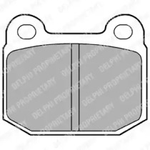 Комплект тормозных колодок DELPHI LP87