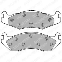 Комплект тормозных колодок DELPHI LP889