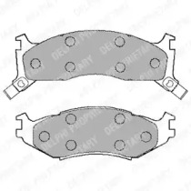 Комплект тормозных колодок DELPHI LP892