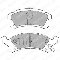 Комплект тормозных колодок DELPHI LP898