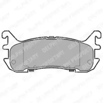 Комплект тормозных колодок DELPHI LP932