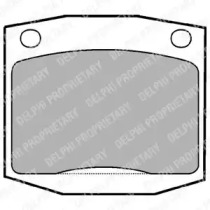 Комплект тормозных колодок DELPHI LP96