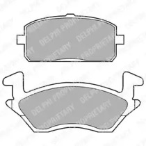 Комплект тормозных колодок DELPHI LP960