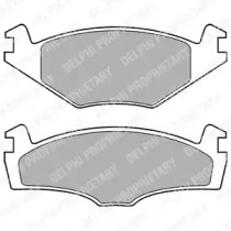 Комплект тормозных колодок DELPHI LP979