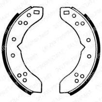 Комлект тормозных накладок DELPHI LS1032