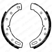 Комлект тормозных накладок DELPHI LS1037