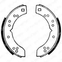 Комлект тормозных накладок DELPHI LS1047