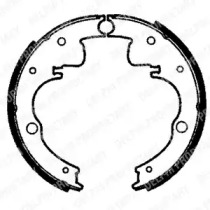 Комлект тормозных накладок DELPHI LS1073