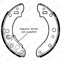 Комлект тормозных накладок DELPHI LS1206