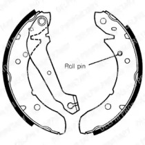 Комлект тормозных накладок DELPHI LS1241