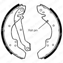 Комлект тормозных накладок DELPHI LS1245