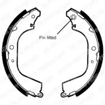 Комлект тормозных накладок DELPHI LS1408