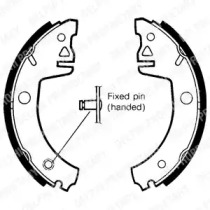 Комлект тормозных накладок DELPHI LS1438