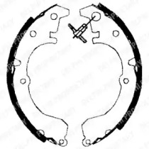 Комлект тормозных накладок DELPHI LS1602