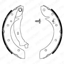 Комлект тормозных накладок DELPHI LS1716