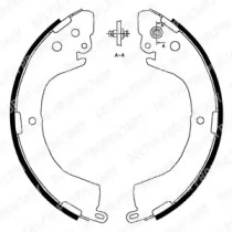 Комлект тормозных накладок DELPHI LS1826