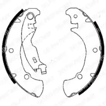 Комлект тормозных накладок DELPHI LS1840