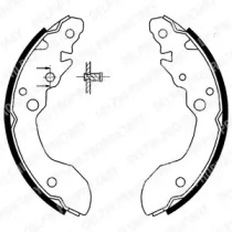 Комлект тормозных накладок DELPHI LS1856