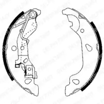 Комлект тормозных накладок DELPHI LS1859