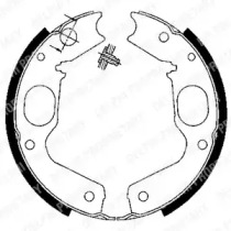 Комлект тормозных накладок DELPHI LS1898