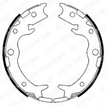 Комлект тормозных накладок DELPHI LS1900