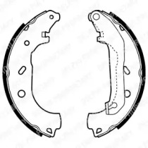 Комлект тормозных накладок DELPHI LS1940